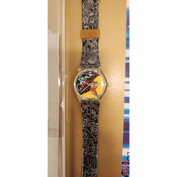 Swatch watch JUNGLE TANGLE GK235 Standard Gents Designed By Francisco Capdvila - Picture 4 of 8